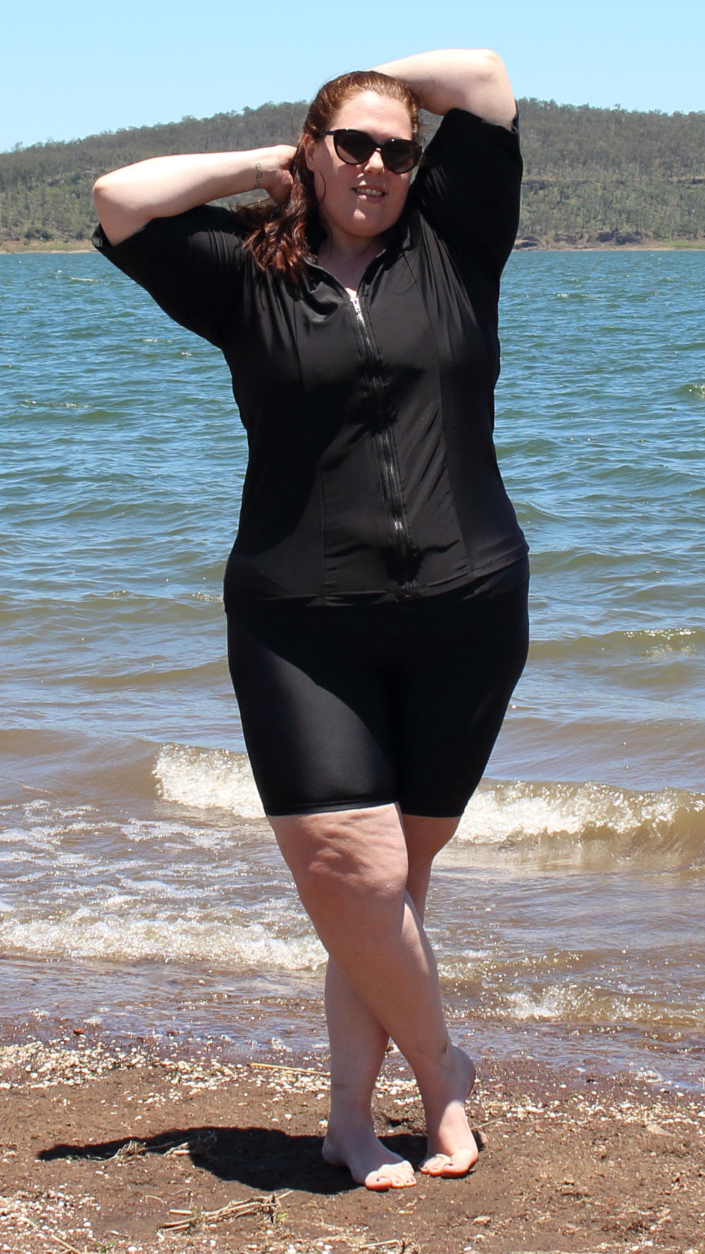 Womens Plus Size Swim Shorts | oceanroadswimwear
