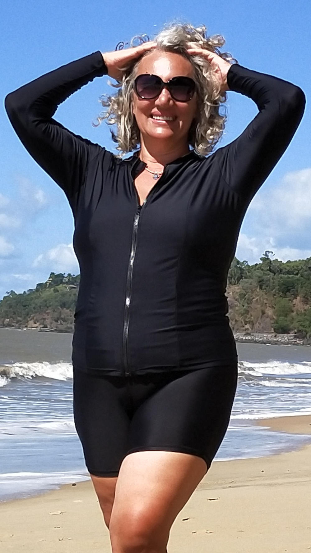 Sustainable Zip Front Long Sleeve Rashies - Womens Activewear, Shapewear,  Swimwear, Beachwear Online Australia