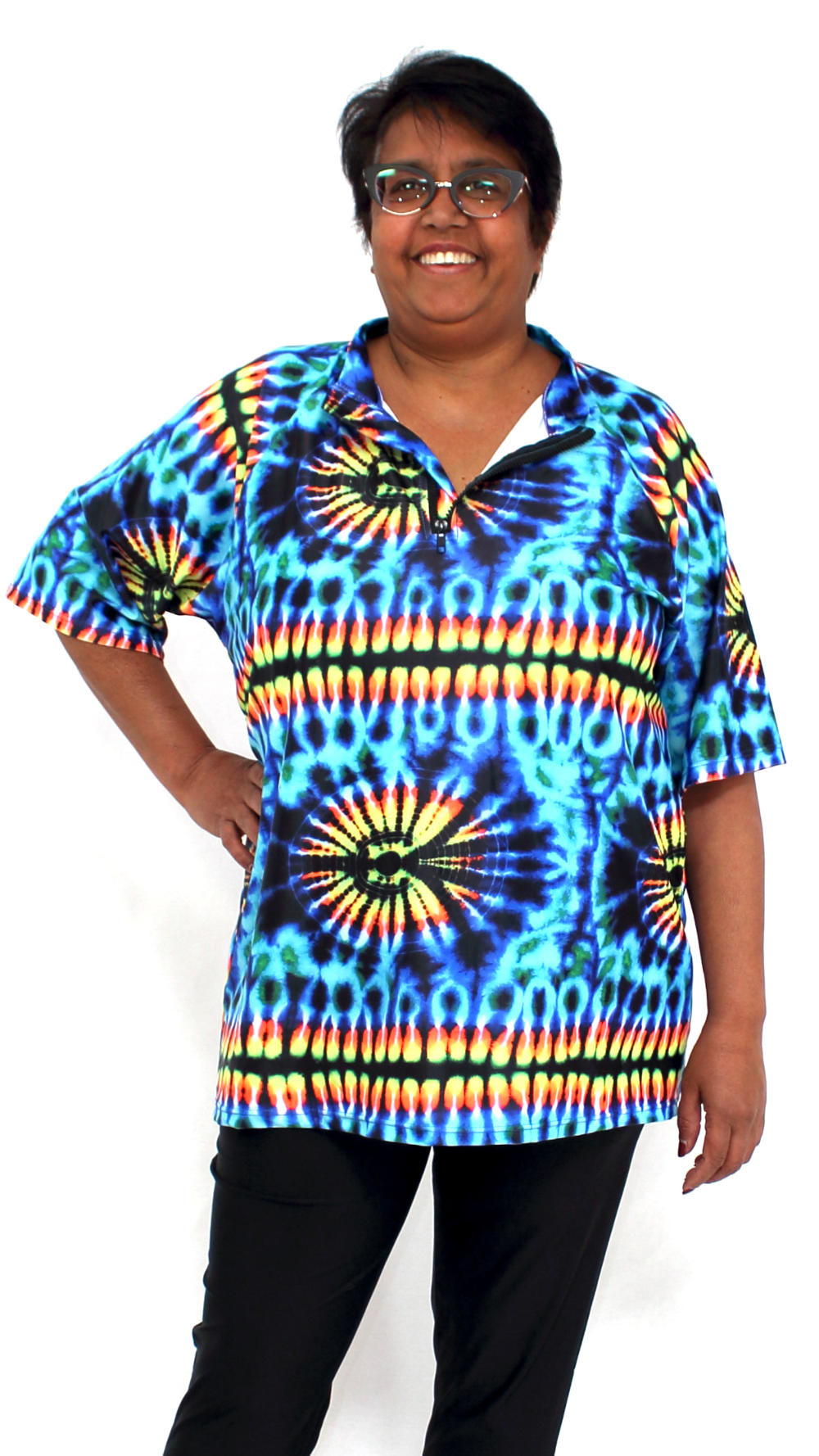 plus size swim shirt womens