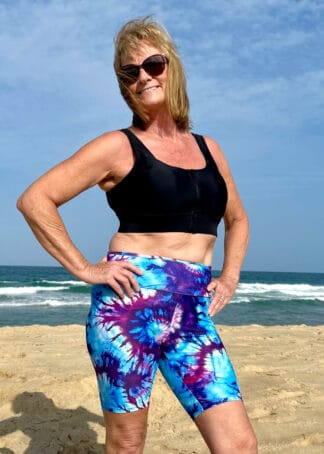 Above Knee Swim Shorts Chlorine Resistant For Women