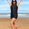 womens zip up swimwear near me easy dressing