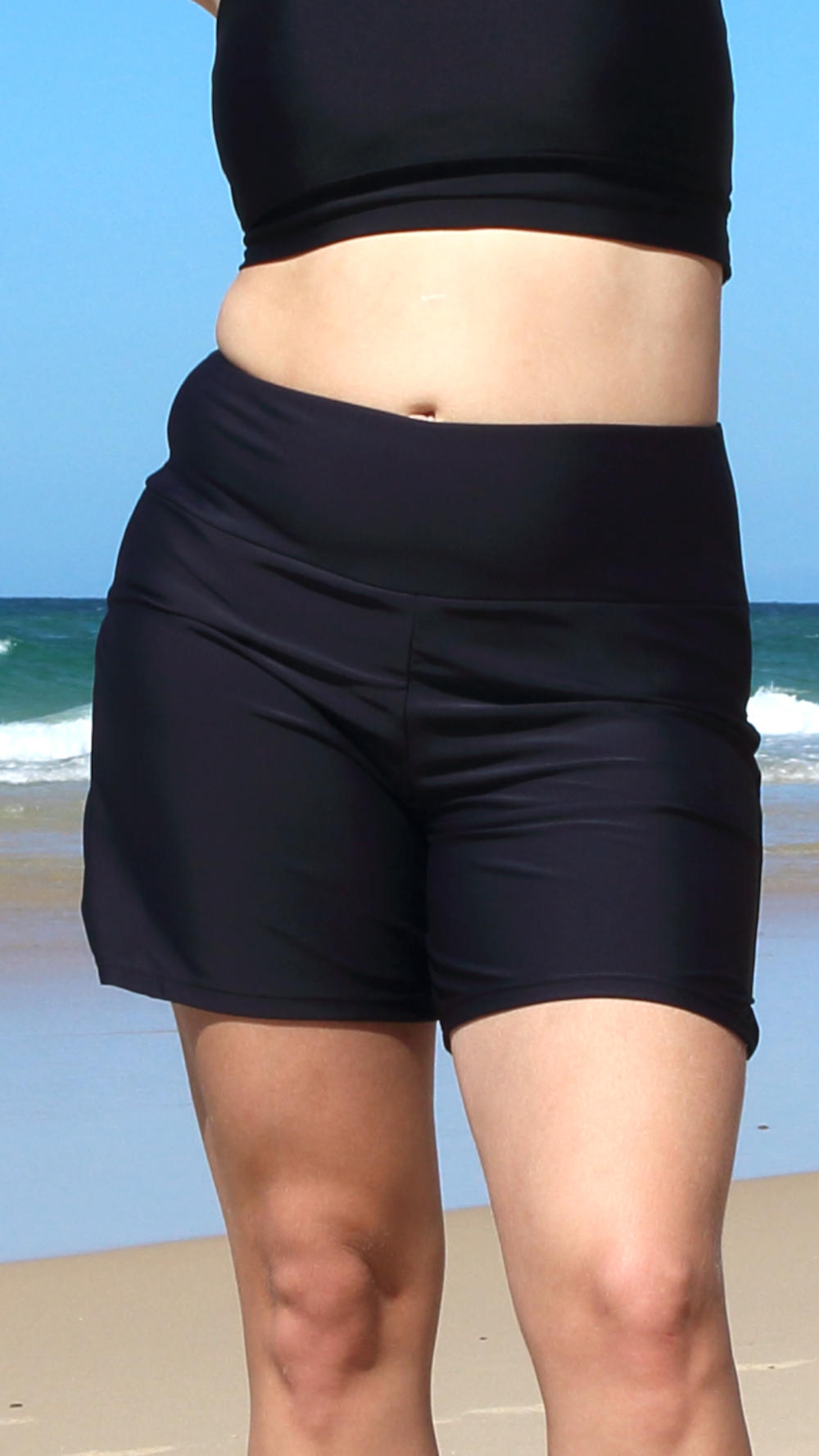 Womens Swimsuits Shorts High Waist Bikini Bottoms Plus Size Swim Briefs Beach Shorts Ruched Swim Trucks 