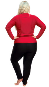 buy dark red plus size rashies long sleeve zip front for women ausralia new zealand canada us uk