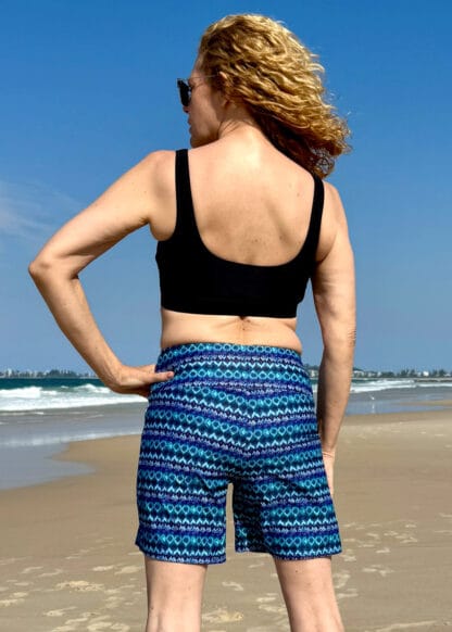 loose fit swim shorts chlorine resistant