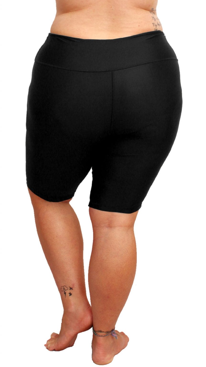 Plus Size Knee Length Swim Shorts oceanroadswimwear