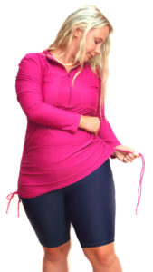 Buy Womens Plus Size Swim Shirts Pink