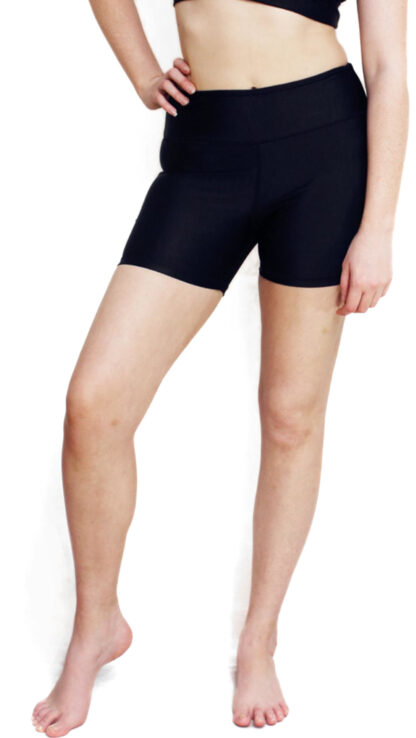 Short swim leggings black ocean road swimwear