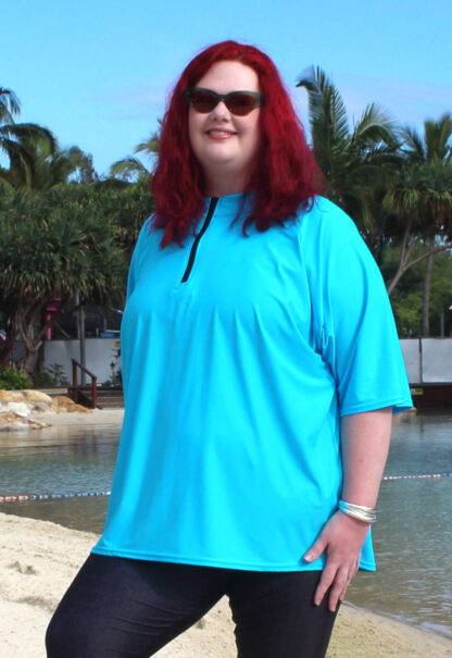 womens loose fit plus size swim shirt au nz us uk eu ca za ie