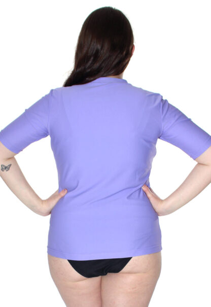 short sleeve swim tops for women