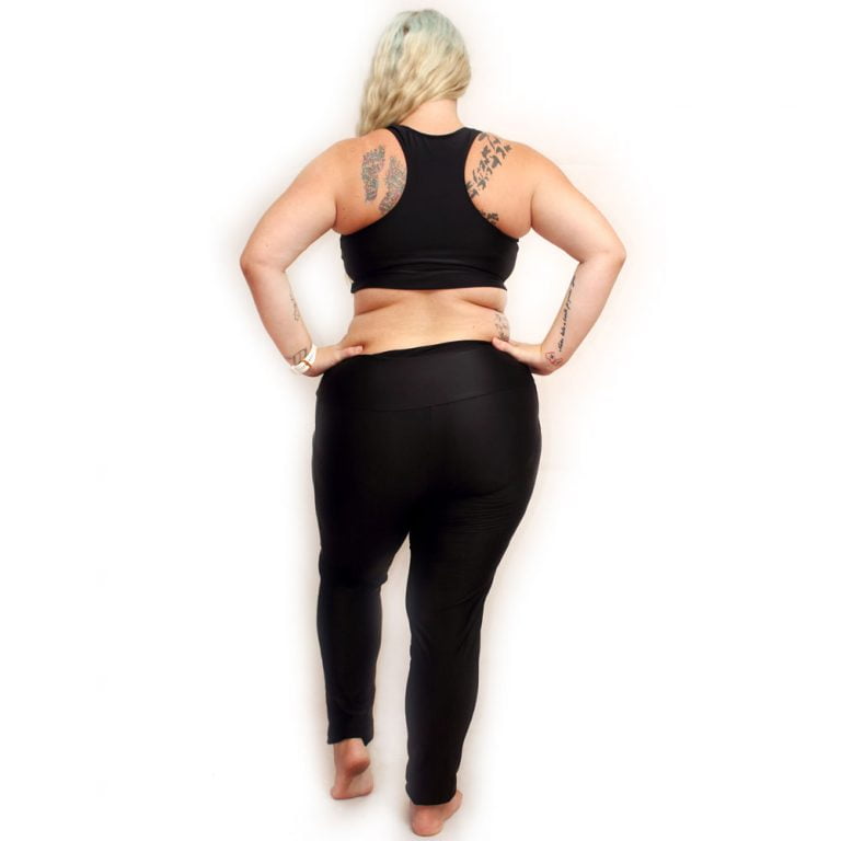 Plus Size Swim Tights With Inner Brief For Women