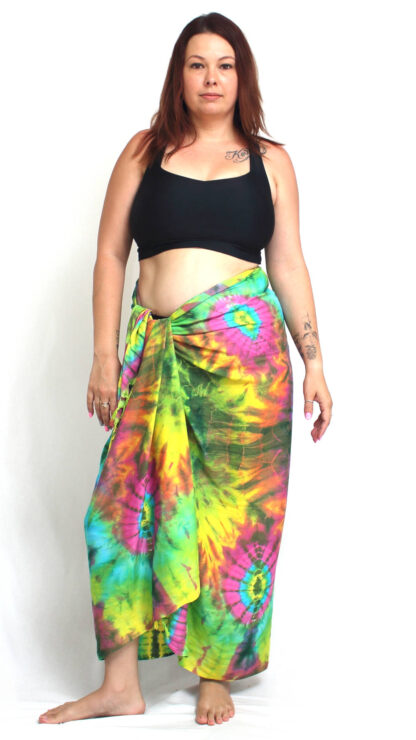 Tie Dye Multi Coloured Sarongs