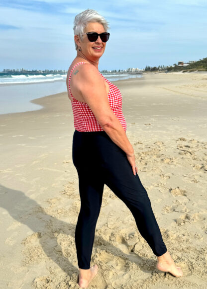 Plus Size Chlorine Resistant Swim Tights>No Inner Brief - Image 2