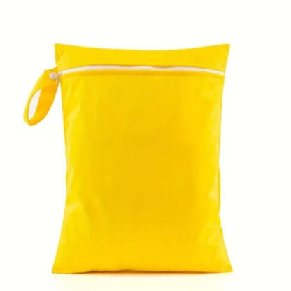 waterproof wet swimsuit bag yellow