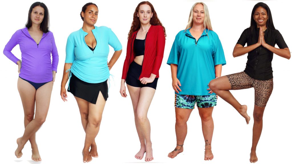 choosing womens colourful swimwear banner