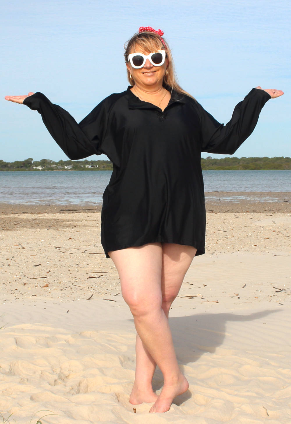 Women's Plus Size Rash Guard Loose Fit Swim Shirts Short Sleeve Tankini  Swimsuit Top UV Sun Protection
