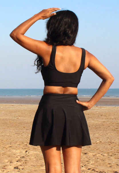 Swim Skirt Set Black