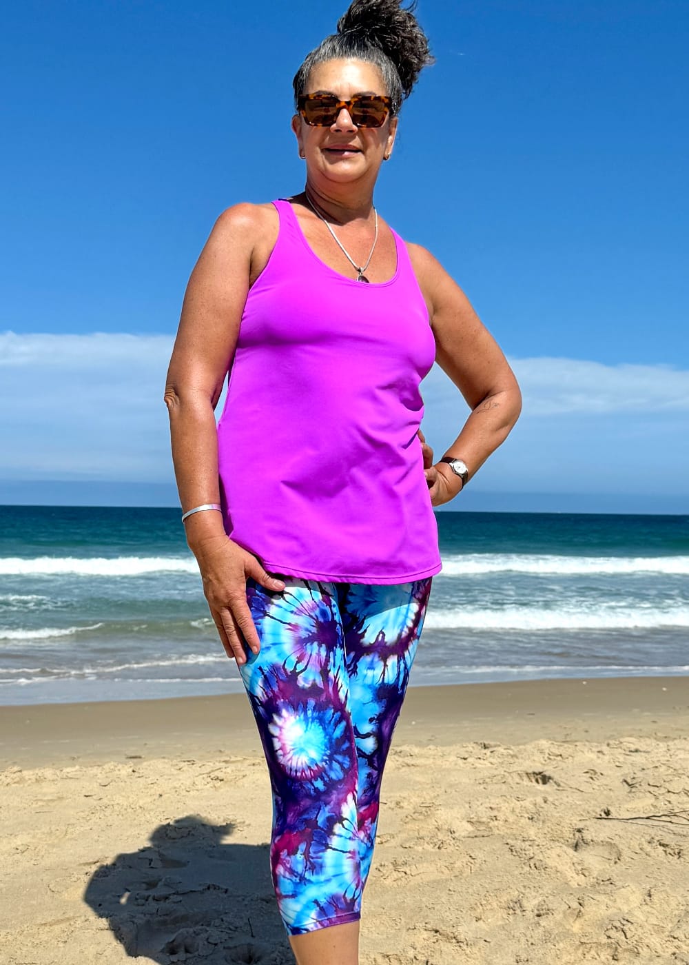 Women's Chlorine Resistant Tankini Top for Active Pool Fitness - TANI