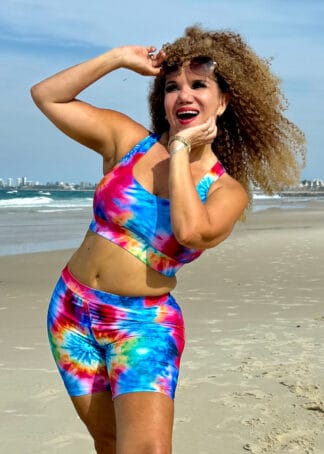 plus size boyleg sport bikini chlorine resistant