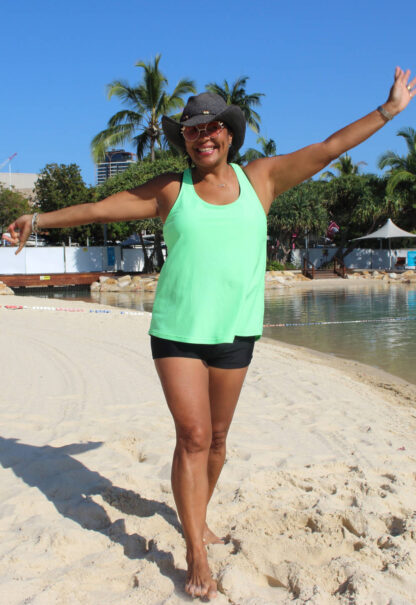 tankini top with built in bra green blue black pink