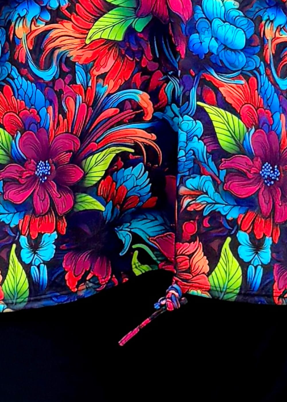 plus size baggy rashies with tie waist stops riding up in water