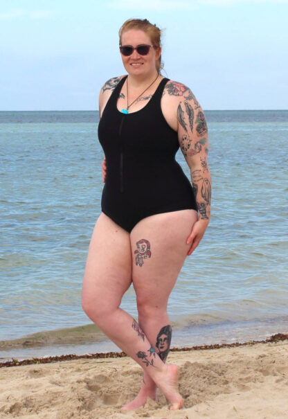 plus size swimsuit with bra support