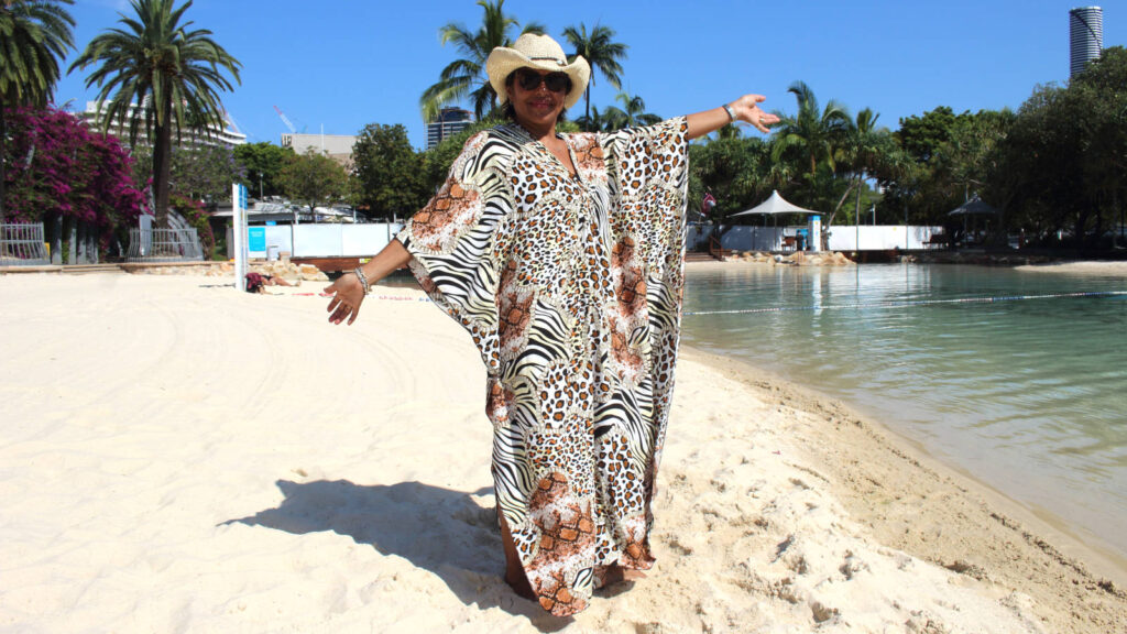 womens beach dress resort wear australia leopard print