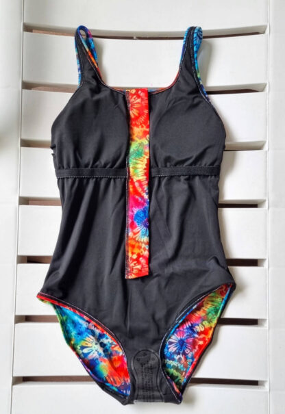 womens swimsuit multi coloured bathers