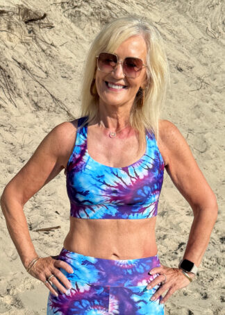 Chlorine Resistant Racer Back Bikini Top Bust Support