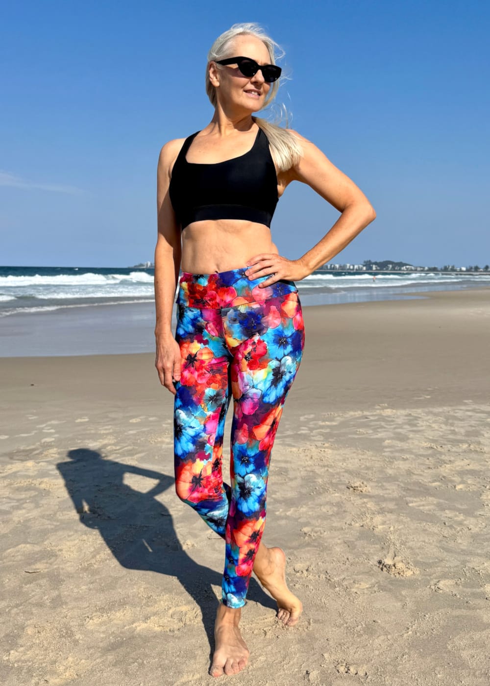 Long Length Chlorine Resistant Swim Tights with UV Protection