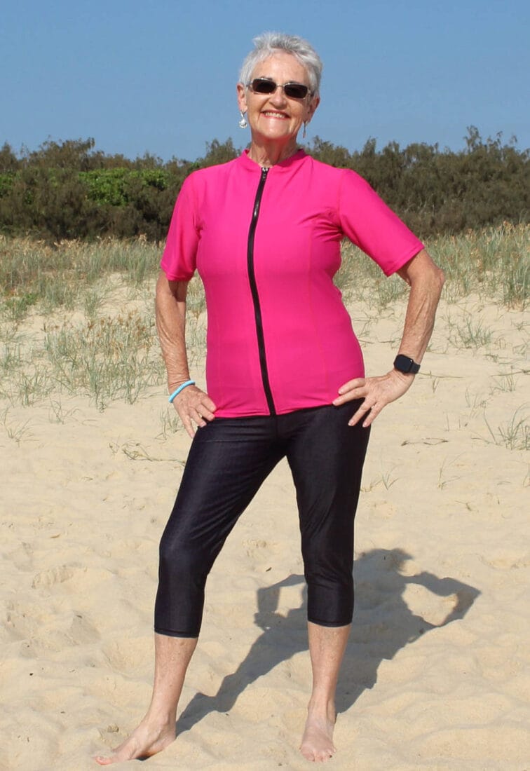 Plain 3/4 Length Swim Pant