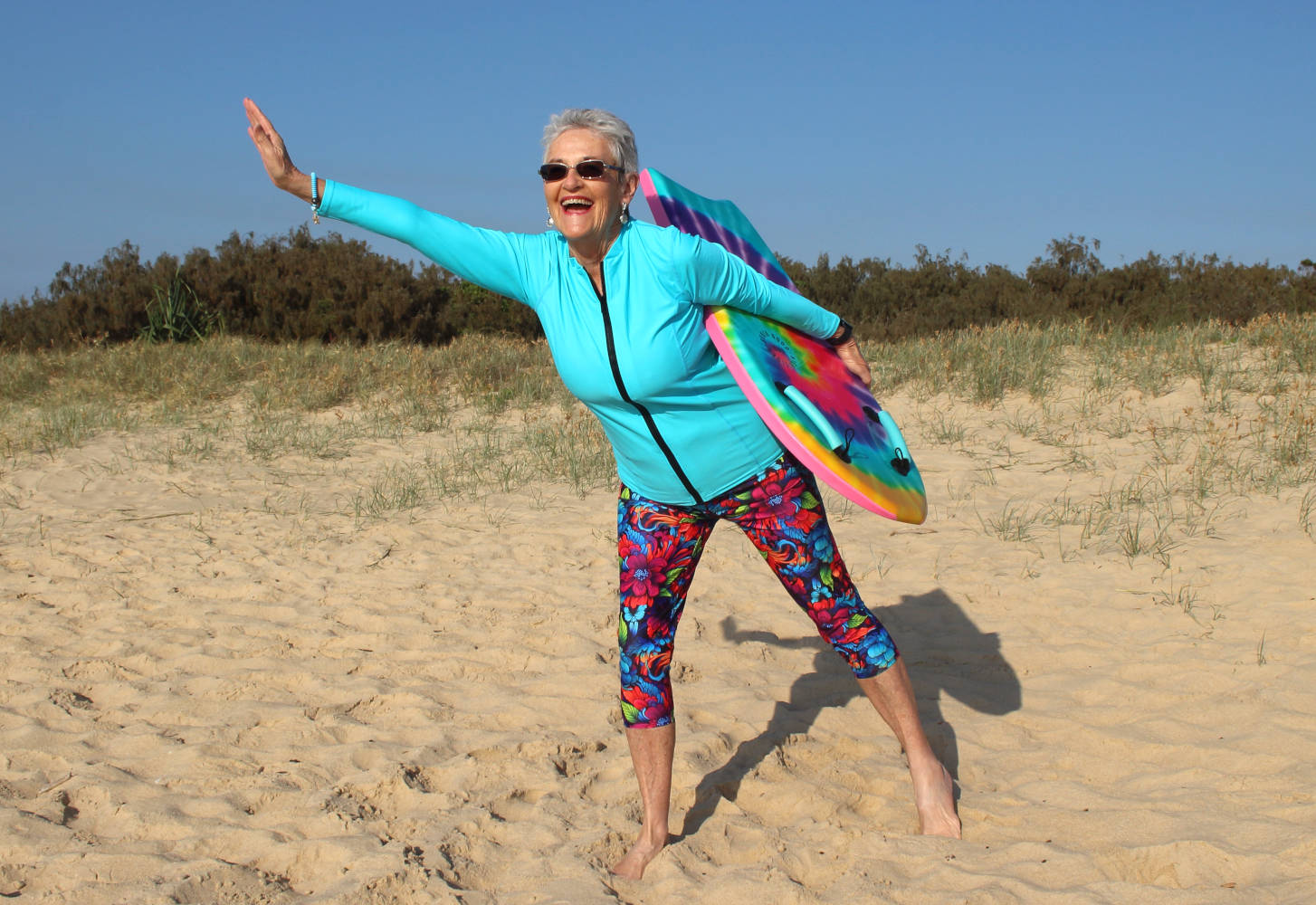 what mature women wear to the beach to be sun safe swimwear