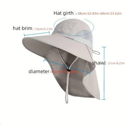 Legionnaires Sun Hat with Neck Flap - Image 3