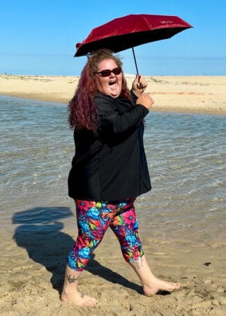 50 UV Sun Protective Folding Umbrella Water Proof Sun protection australia