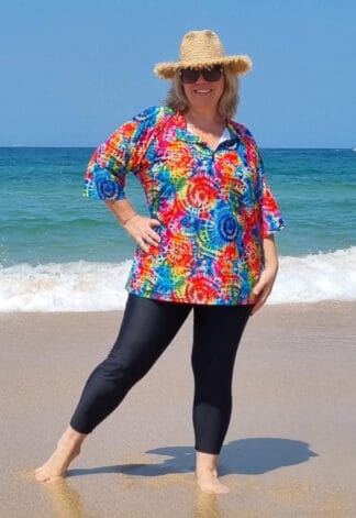 Plus-size-High-Waist-Long-Length-Swim-Leggings-for-women