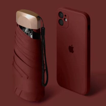 UV sun safe umbrella red wine