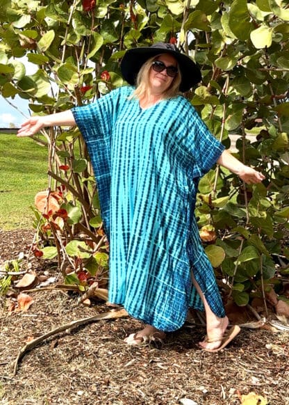 hand tie dyed summer dresses large size