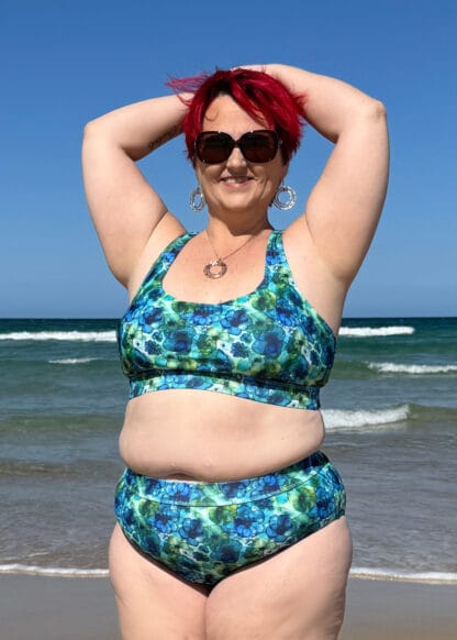 plus size floral print bikini xl