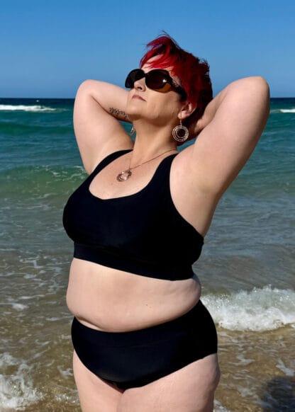 plus size womens two piece sports bikini