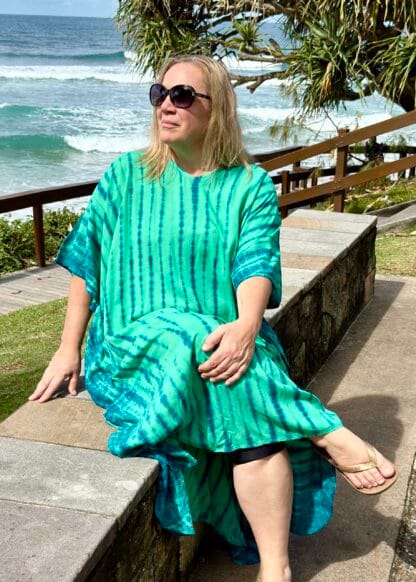 tie dye beach kaftans near me