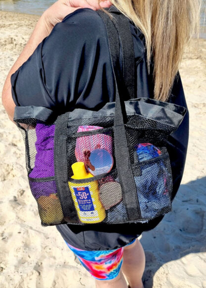 Beach Bag Mesh with shoulder Straps