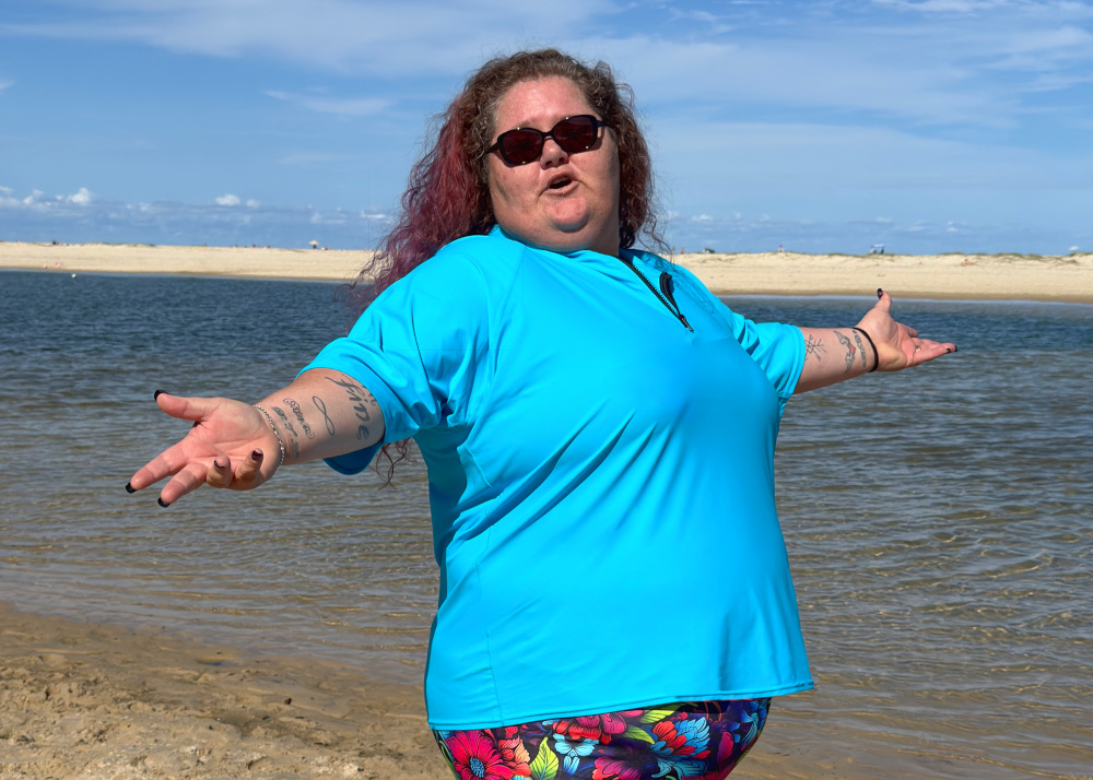 Strong plus size Women wearing swimwear in queensland