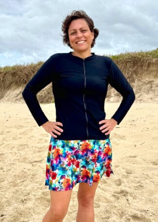 Swim Skirt Chlorine Resistant with Hidden Shorts Feature