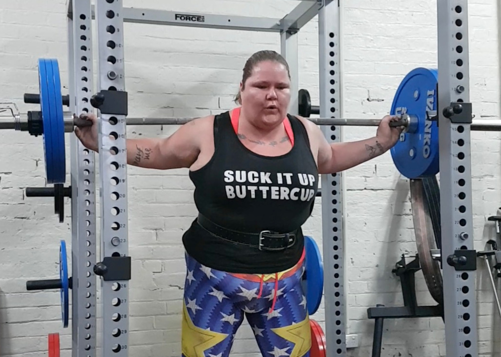 kerri weight training lifting exercise
