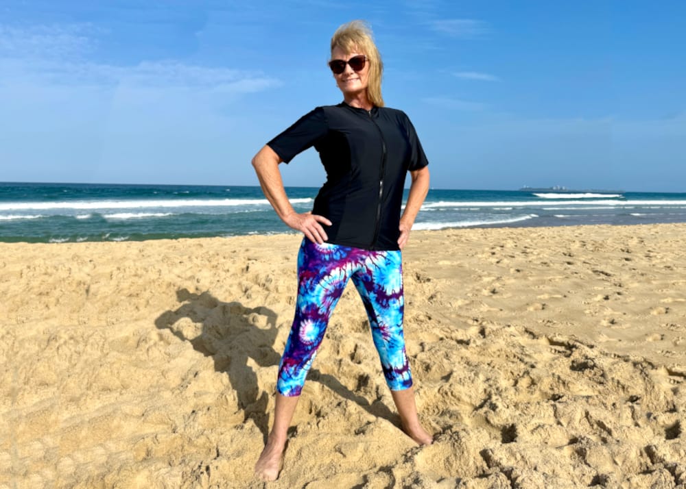 colourful fun chic sun safe swimwear for mature women banner