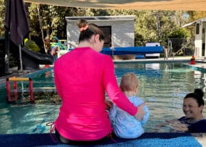 learn to swim mother and baby classes
