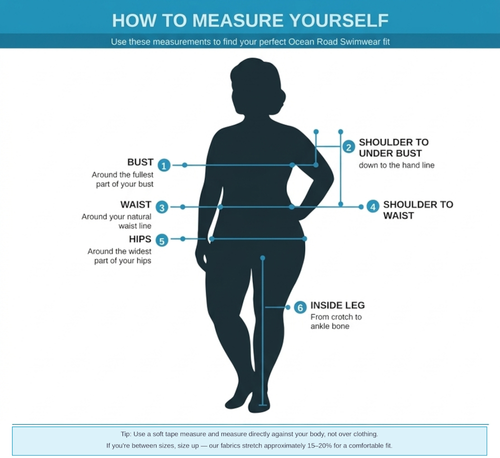 Ocean-Road-Swimwear-How-to-measure-yourself-follow our guide