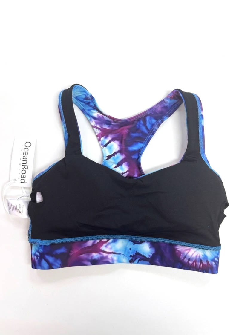 Cali racerback swim top inner bra detail